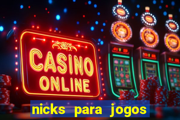 nicks para jogos de tiro